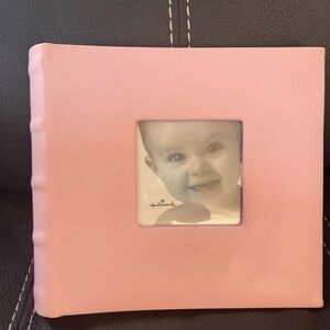 Hallmark Pink Photo Album with Window cover.